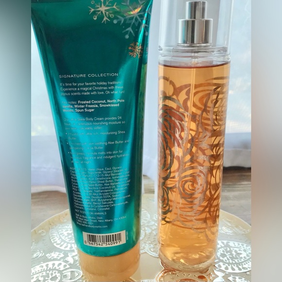 Unused Bath Body Works Frosted Coconut Snowball Lotion Warm Vanilla Sugar Spray - Picture 5 of 8